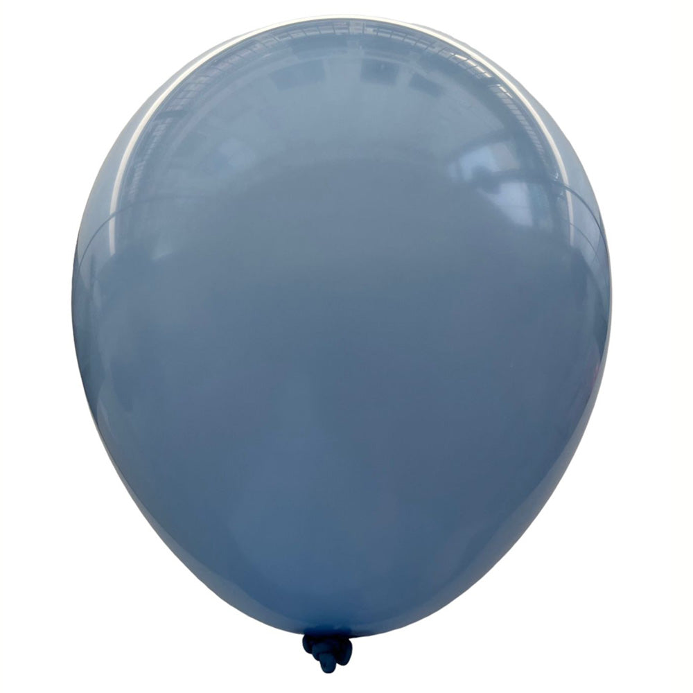 12" Sweet Pastel Latex Balloons - Isolated - Blue - Party Wholesale Hub