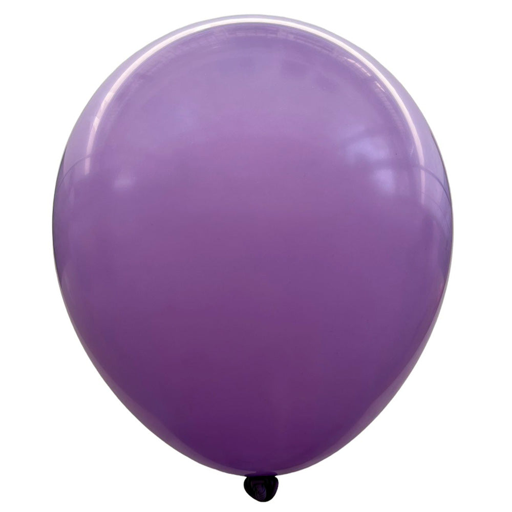 12" Sweet Pastel Latex Balloons - Isolated - Lavendor - Party Wholesale Hub